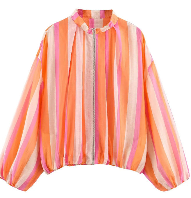 Kurtka Przejściowa Damska Stylowa Casualowa Elegancka