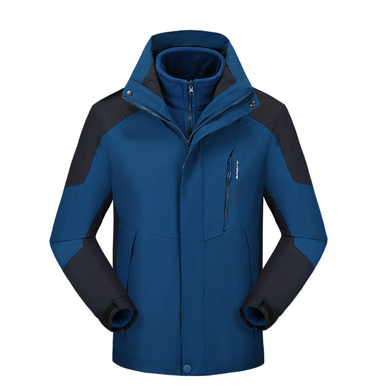 Damska versatile outdoor kurtka z removable polarowa inner kurtka i windproof softshellowa outer Lumaza