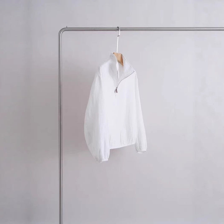 Unisex lekka krótka zamkiem anorak z ze stójką Lumaza