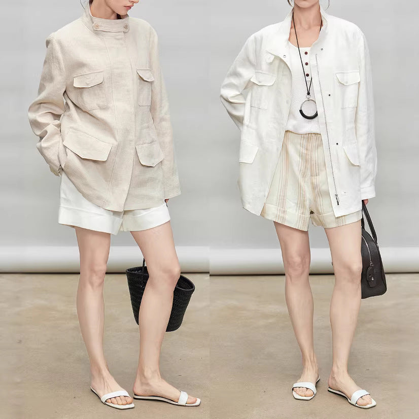 Damska Light i Airy Linen kurtka Lumaza