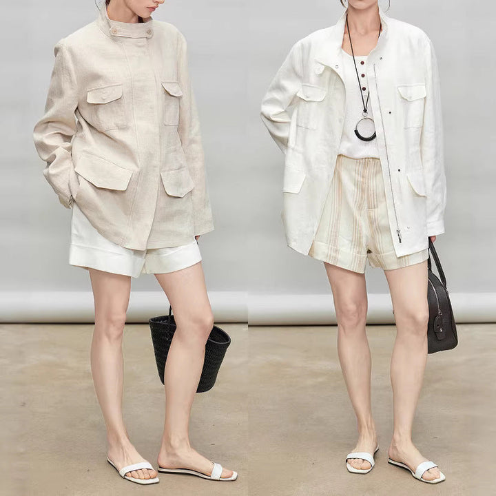 Damska Light i Airy Linen kurtka Lumaza