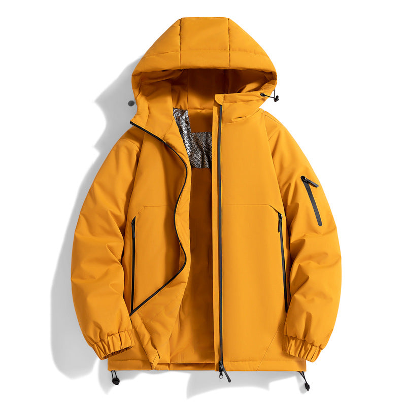 Unisex Warmer wodoodporna pikowana parka z technical hood Lumaza