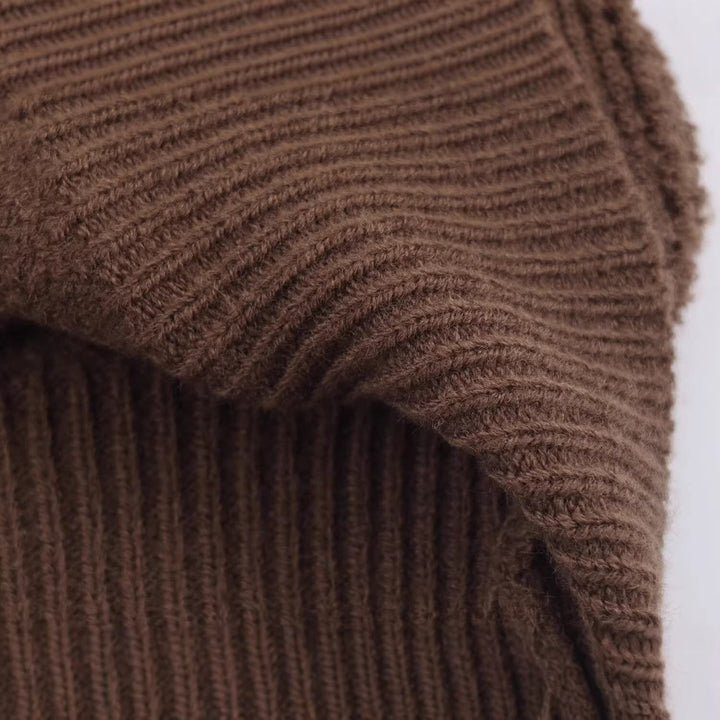 Damska oversize Teddy polarowa kurtka z ze stójką i Ribbed Cuff Lumaza