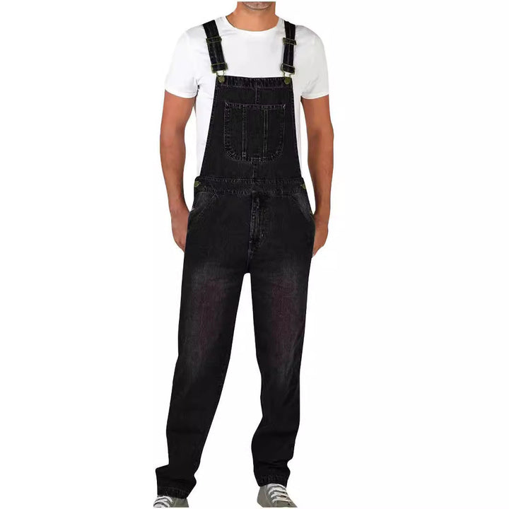 Męska overalls solidny z regulowany straps
