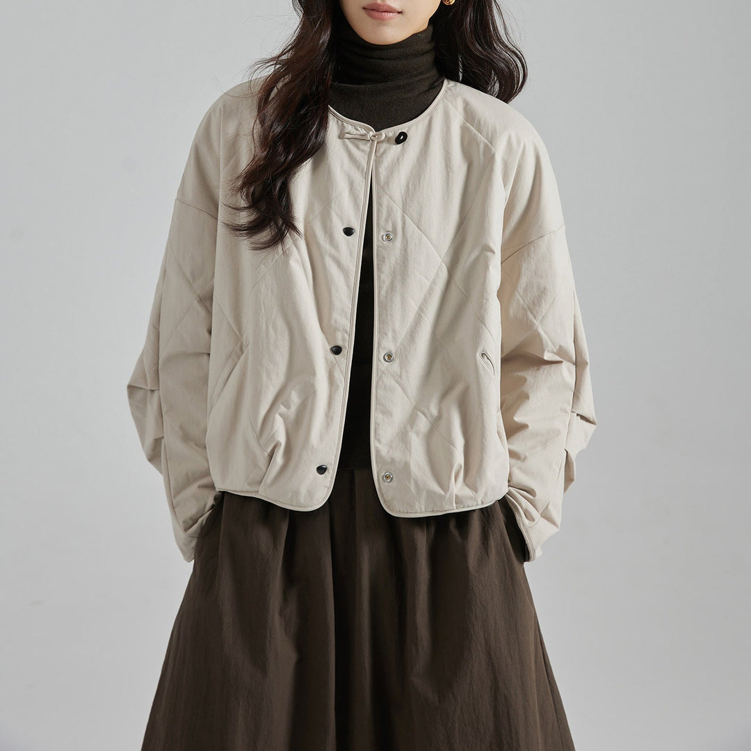 Damska fashionable transitional kurtka z codzienna cut Lumaza