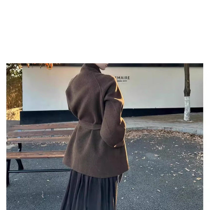 Damska Fashionable oversize Wool kurtka Lumaza