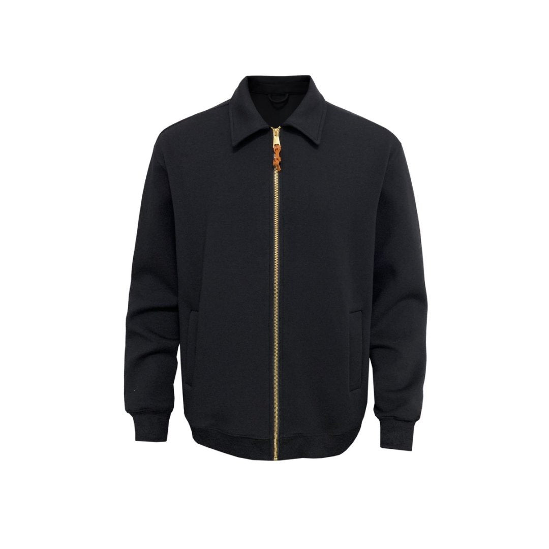 Męski Komfortowy Zip-Up Sweat Kurtka