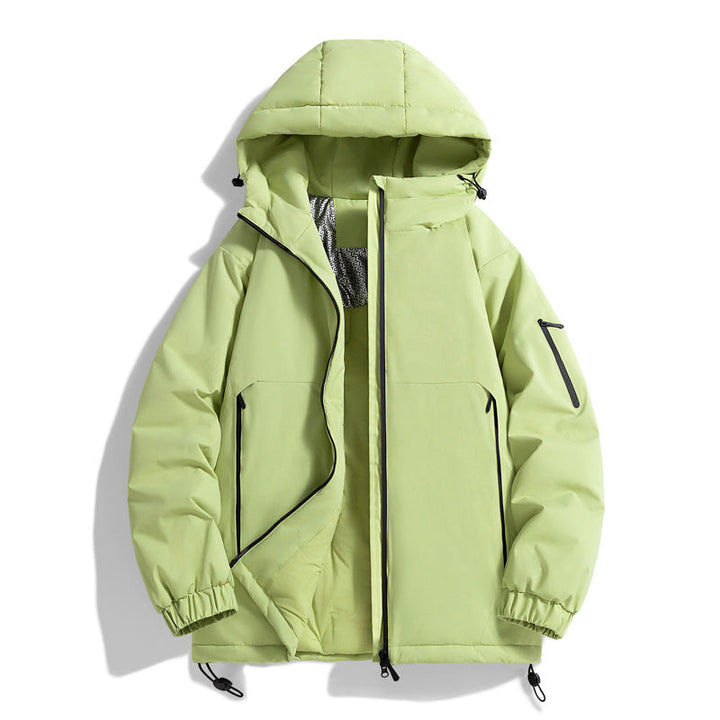 Unisex Warmer wodoodporna pikowana parka z technical hood Lumaza