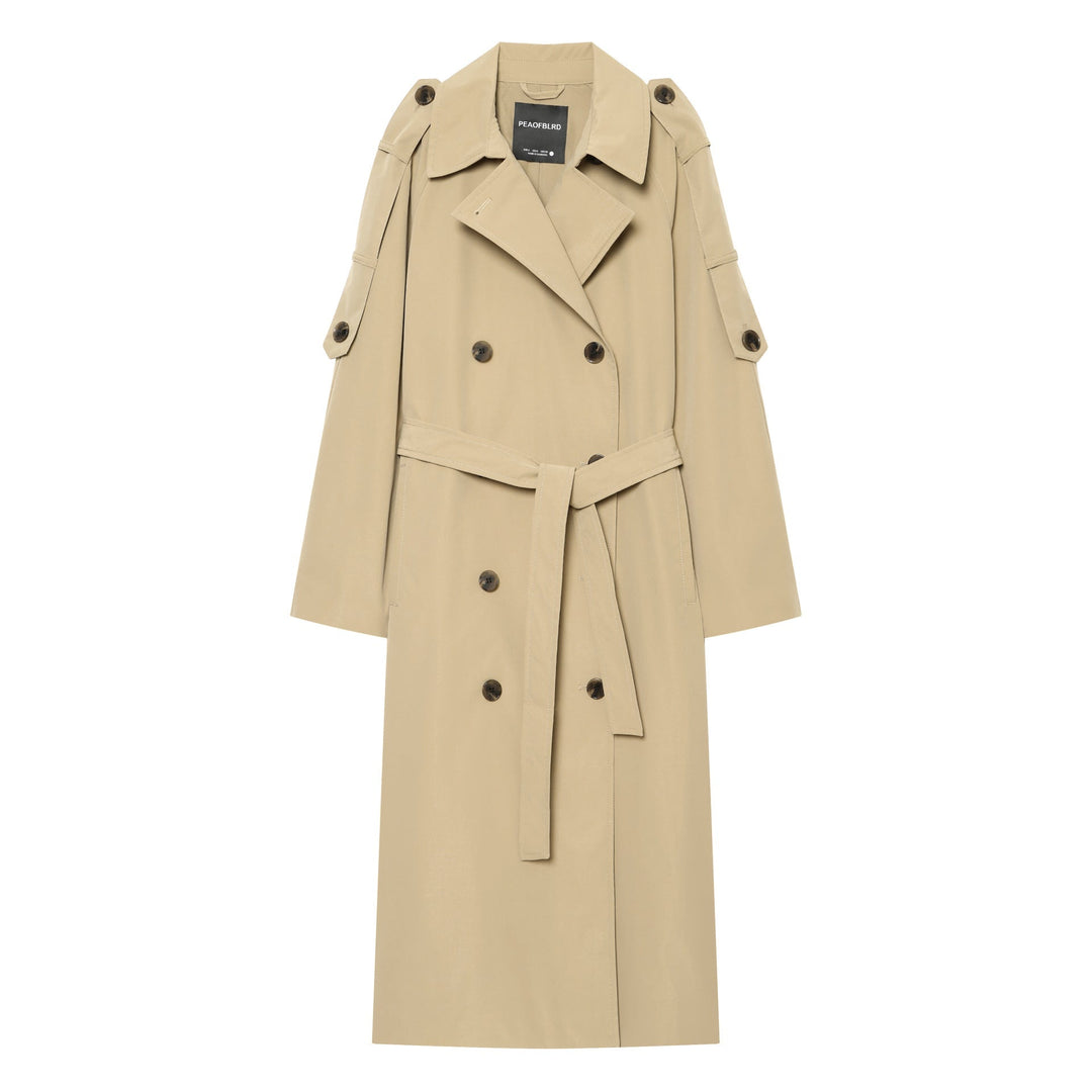 Płaszcz Trencz Damski Stylowa Casualowa Elegancka