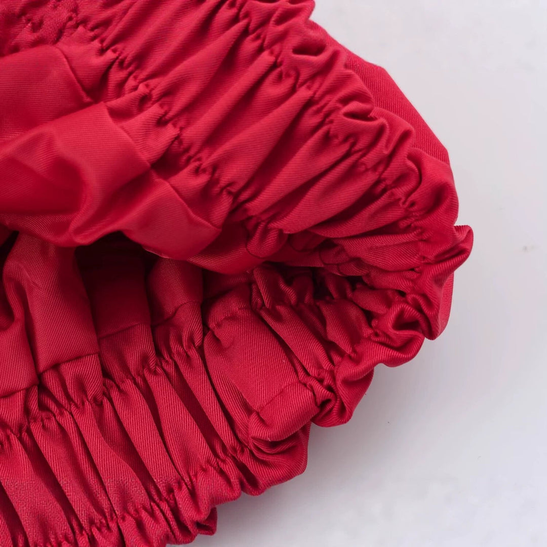 Damska oversize kimono krótka kurtka z Balloon rękawami i Elastic dołem Lumaza