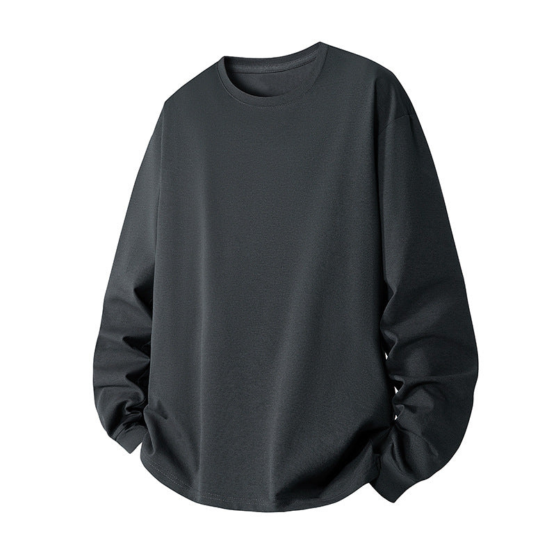 Męska oversize bluza wykonana z bawełna mieszanka z okrągły Dekolt i prążkowane mankiety