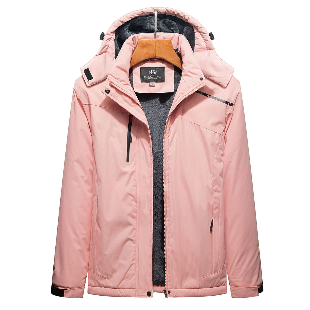 Damska funkcjonalna parka z removable hood i warming polarowa lining Lumaza