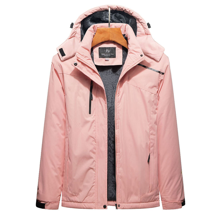Damska funkcjonalna parka z removable hood i warming polarowa lining Lumaza