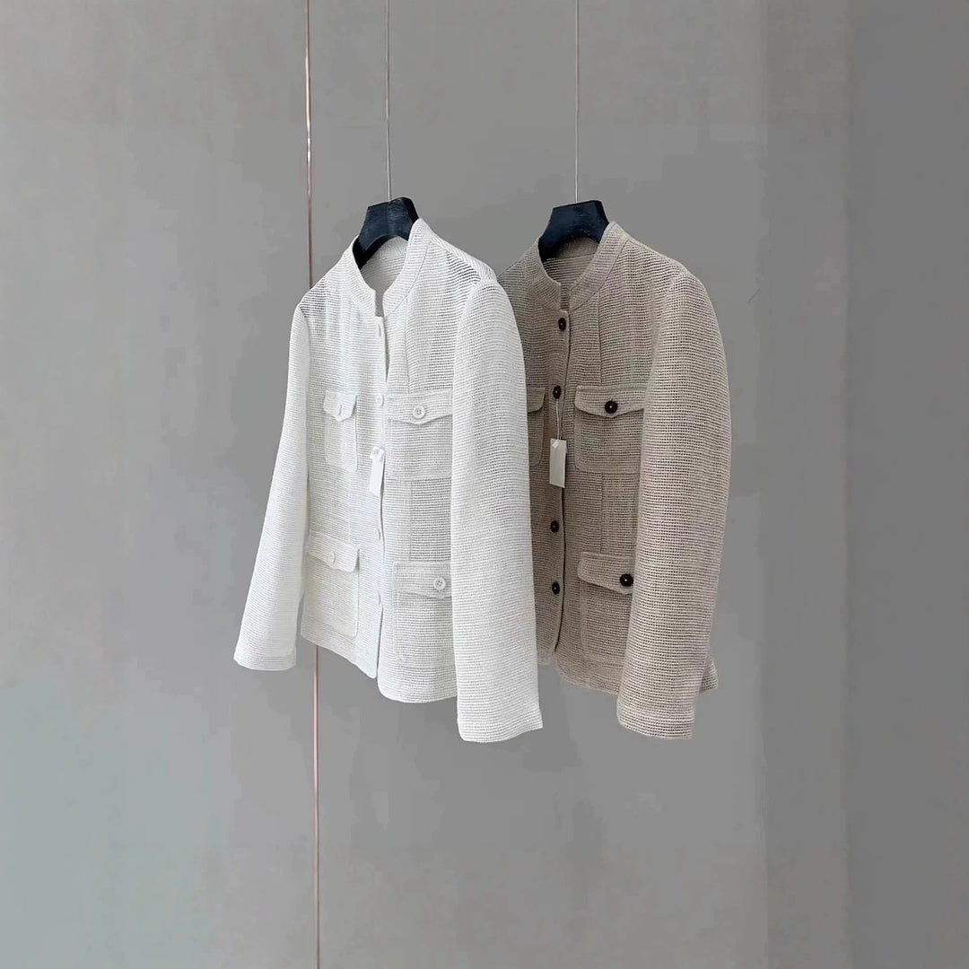Damska Fashionable kurtka z Practical kieszeniami Lumaza