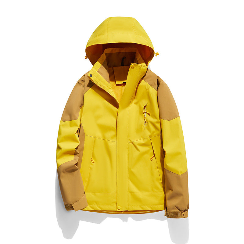 Damska two-layer softshellowa outdoor kurtka z removable polarowa inner layer i hood Lumaza