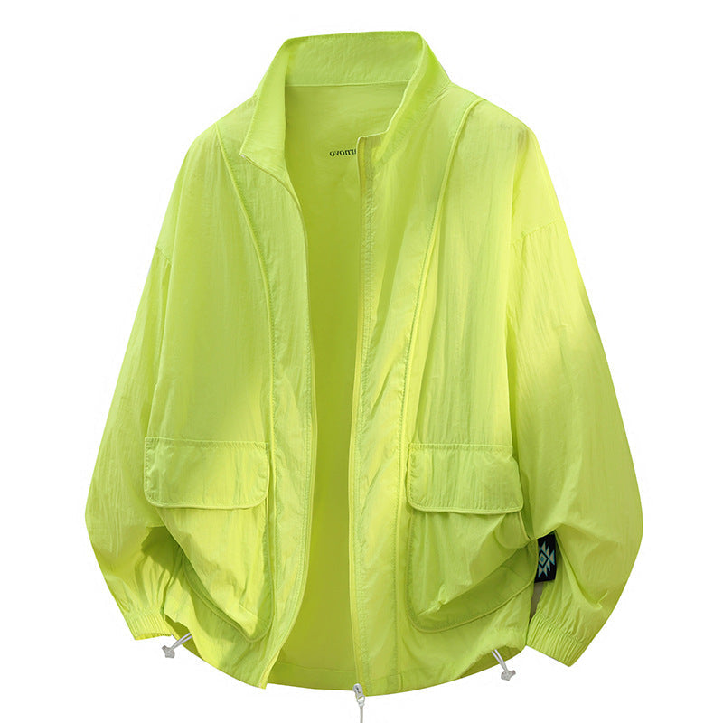 Kurtka Przeciwwiatrowa Unisex Wygodna Stylowa Sportowa