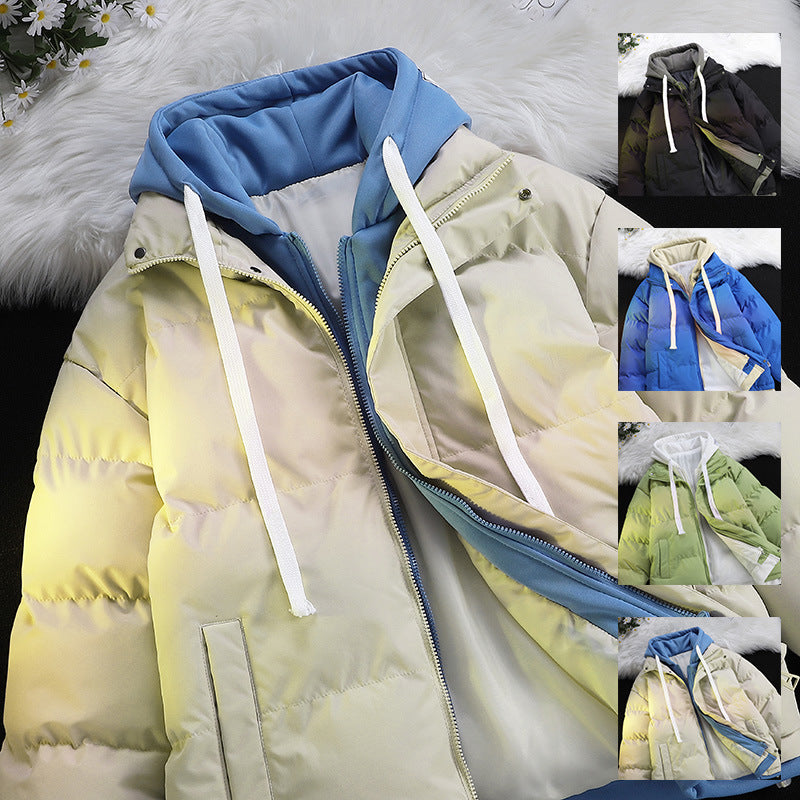 Damska pikowana z kapturem pikowana kurtka z Integrated Sweatliner i Two-Layer Design Lumaza