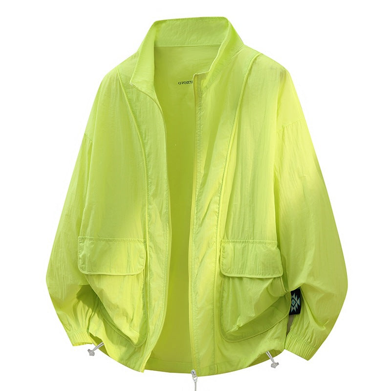 Kurtka Przeciwwiatrowa Unisex Wygodna Stylowa Sportowa