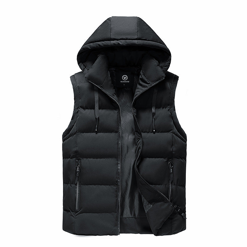 Męska Termiczny Insulated Z kapturem Kamizelka