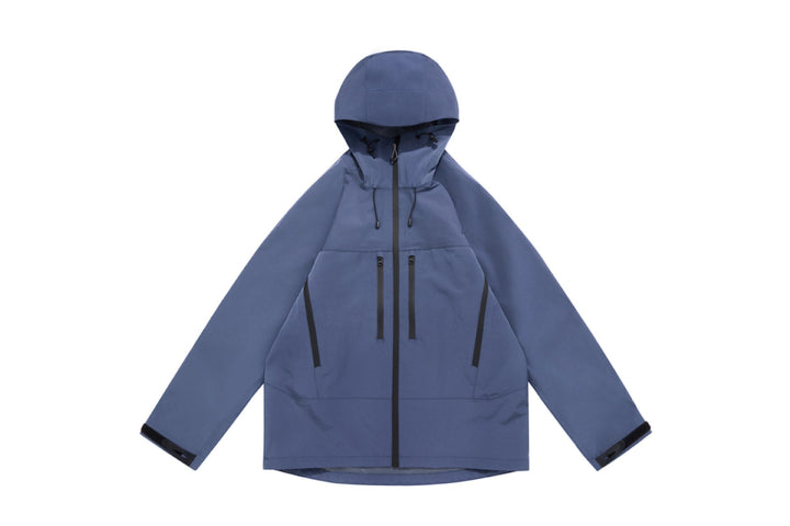 Unisex Techniczny Z kapturem Outdoor Kurtka z Taped Zippers