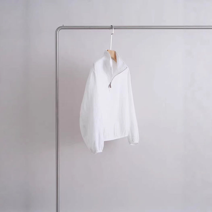 Unisex lekka krótka zamkiem anorak z ze stójką Lumaza