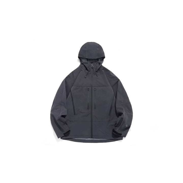 Unisex Techniczny Z kapturem Outdoor Kurtka z Taped Zippers