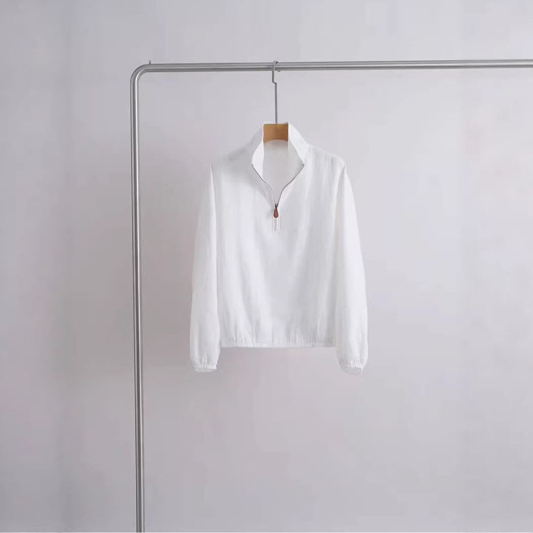 Unisex lekka krótka zamkiem anorak z ze stójką Lumaza