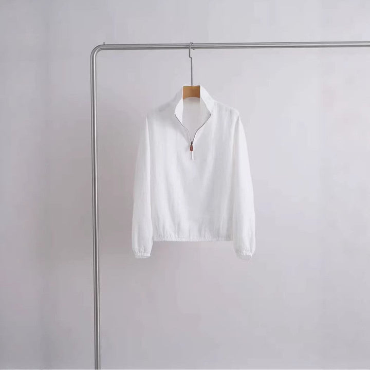 Unisex lekka krótka zamkiem anorak z ze stójką Lumaza