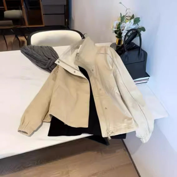 Damska Fashionable Transitional kurtka z Practical kieszeniami Lumaza