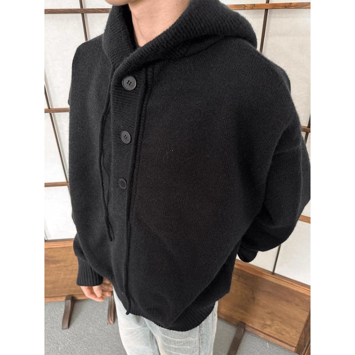 Męska Przytulny Oversize Bluza z kapturem