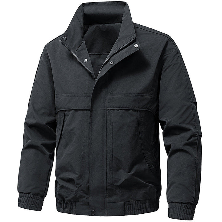 Męska technical kapturemed softshell kurtka z regulowany kapturem i utility kieszeniami
