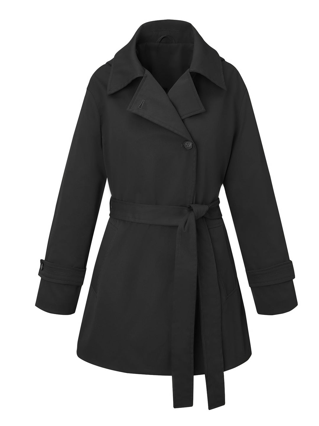 Płaszcz Trencz Damski Stylowa Casualowa Elegancka