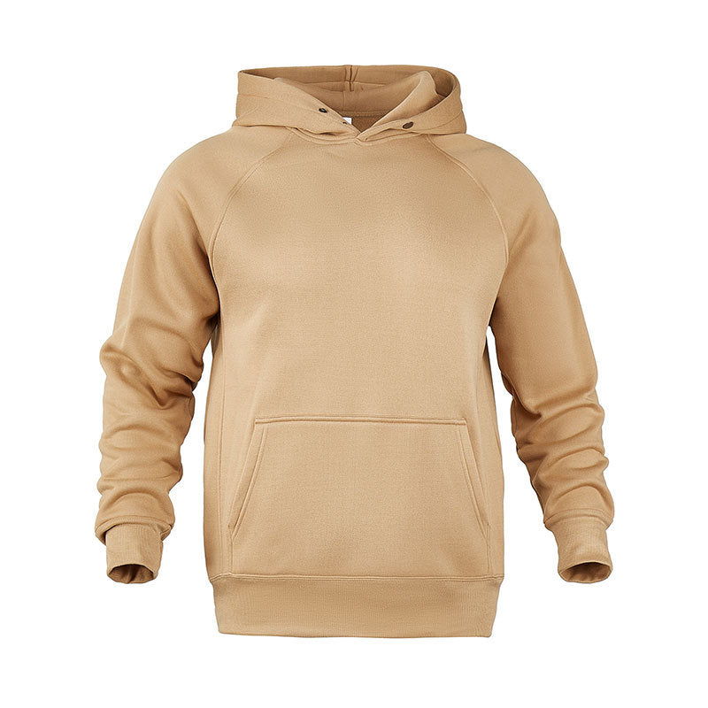 Męska Sweat Tkanina Bluza z kapturem z Raglanowy Rękawy, Kieszeń kangurka i Reinforced Dół