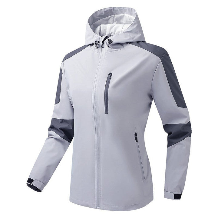 Męski Oddychający Softshell-Hardshell Hybrid Kurtka z Kaptur i Wodoodporny Kieszenie na zamek