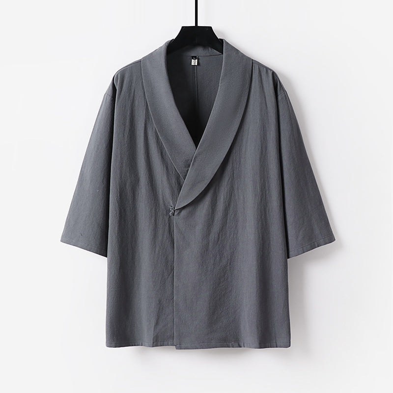 Damska oversize kimono marynarka z shawl kołnierzem Lumaza