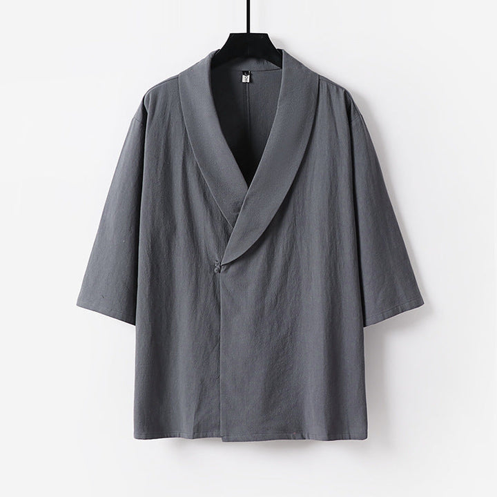 Damska oversize kimono marynarka z shawl kołnierzem Lumaza