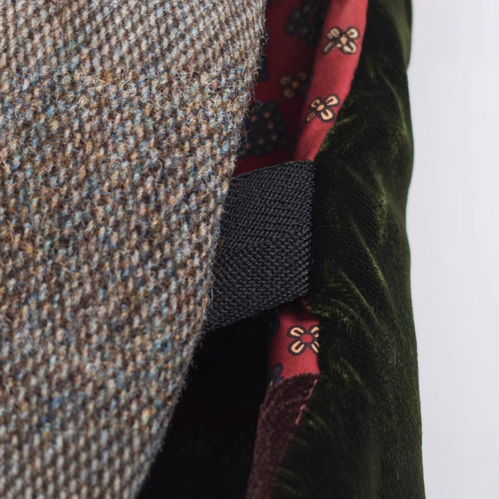Damska Pikowana Patchwork Kamizelka z Voluminous Kołnierz szalowy