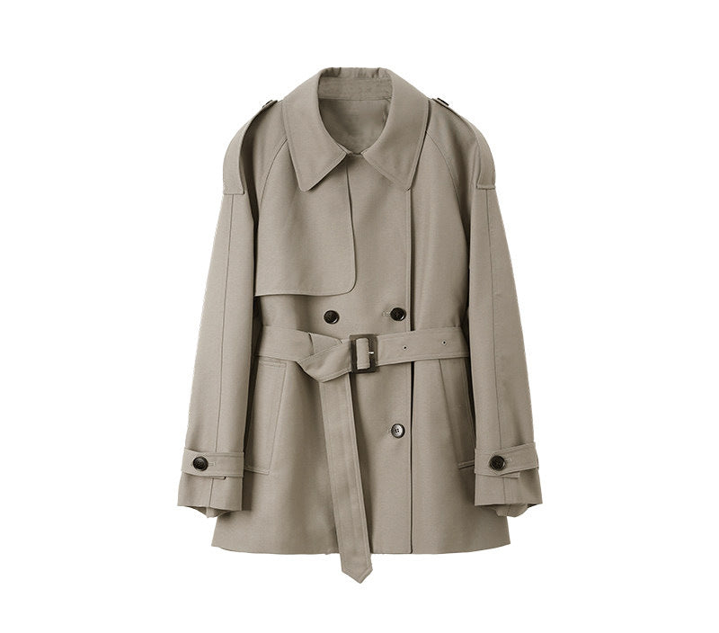 Damska Fashionable trencz z taliowana Cut Lumaza