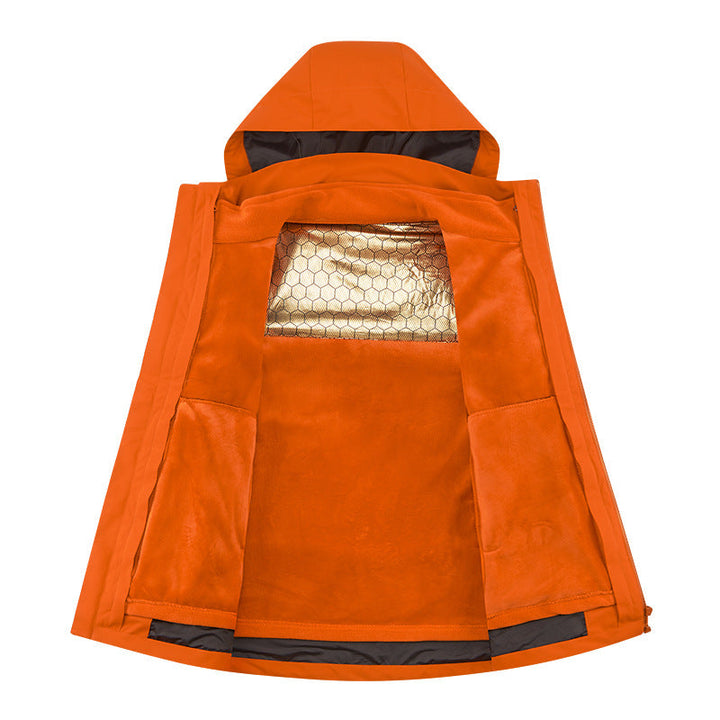 Damska two-layer softshellowa kurtka z removable polarowa inner kurtka i regulowanym hood Lumaza