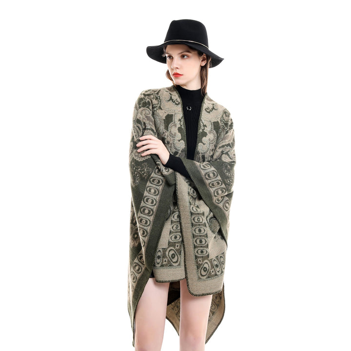 Płaszcz damski ciepła oversize casualowa