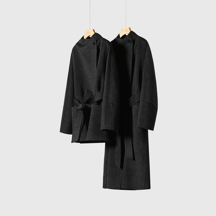 Damska elegancka i Stylish kopertowa kurtka Drune