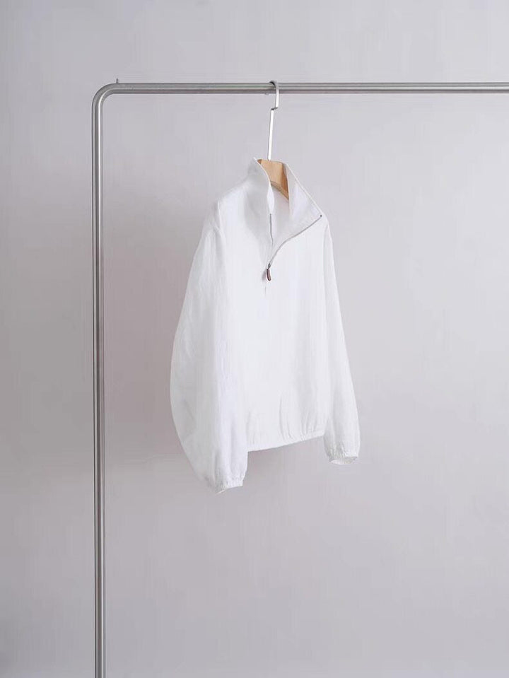 Unisex lekka krótka zamkiem anorak z ze stójką Lumaza