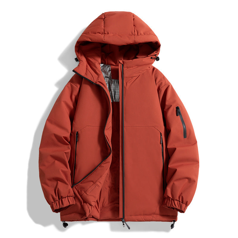 Unisex Warmer wodoodporna pikowana parka z technical hood Lumaza