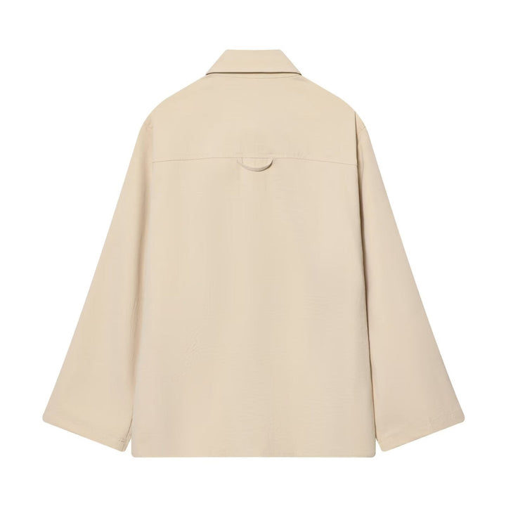 Damska oversize Field kurtka in boxy Cut z Four klapką kieszeniami i Concealed Snap listwą Lumaza