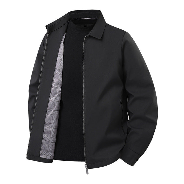 Męska lekka Harrwgton kurtka z softshell zewnętrzny materiał i Glencheck Lwwg