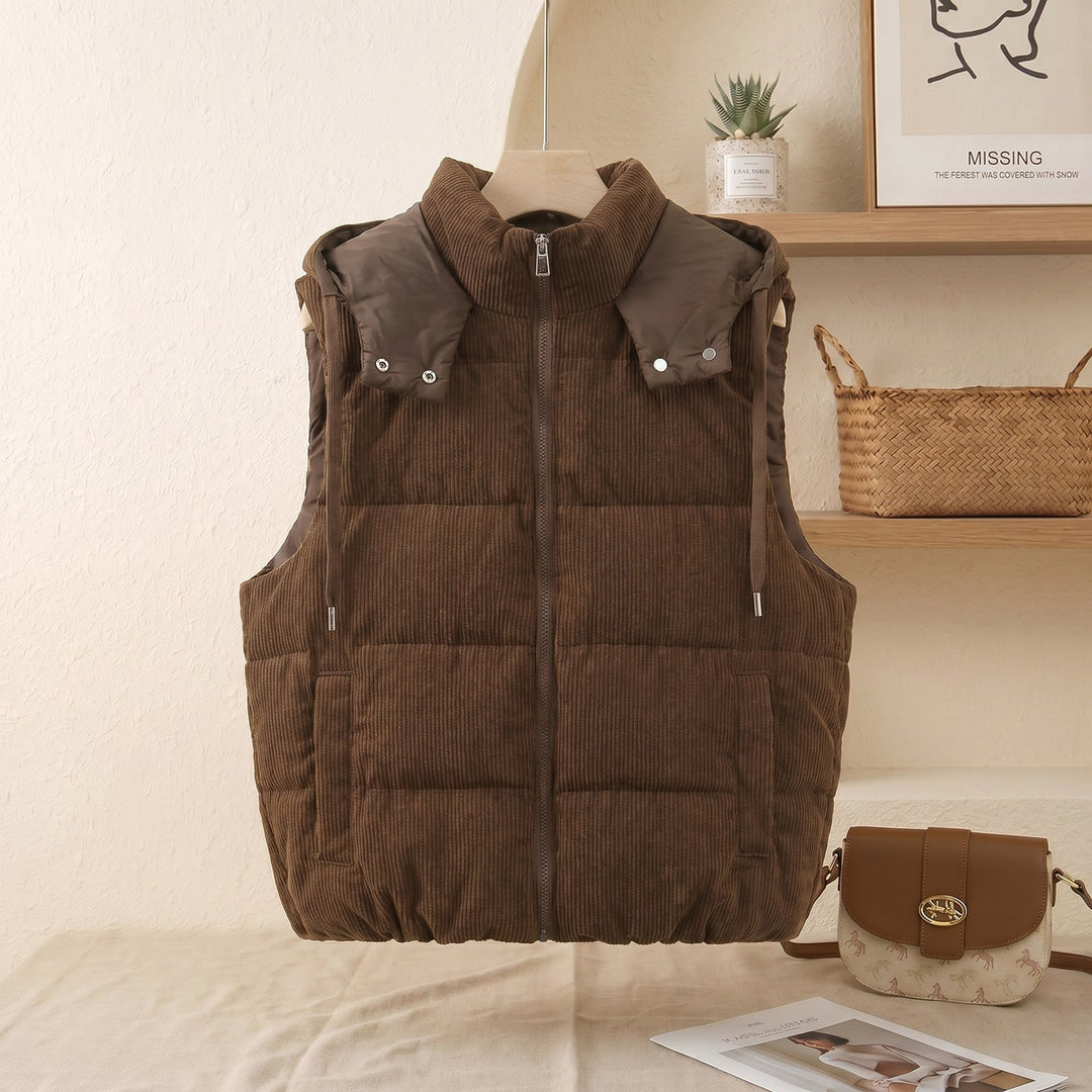 Kamizelka damska lekka pikowana ocieplana