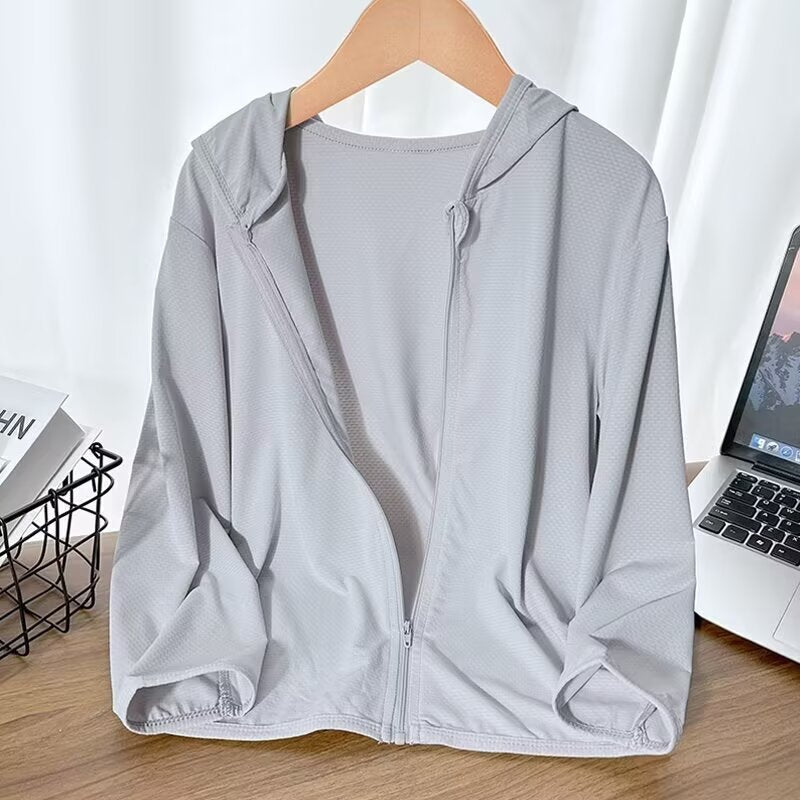 Kurtka unisex z ochroną UV oddychająca lekka