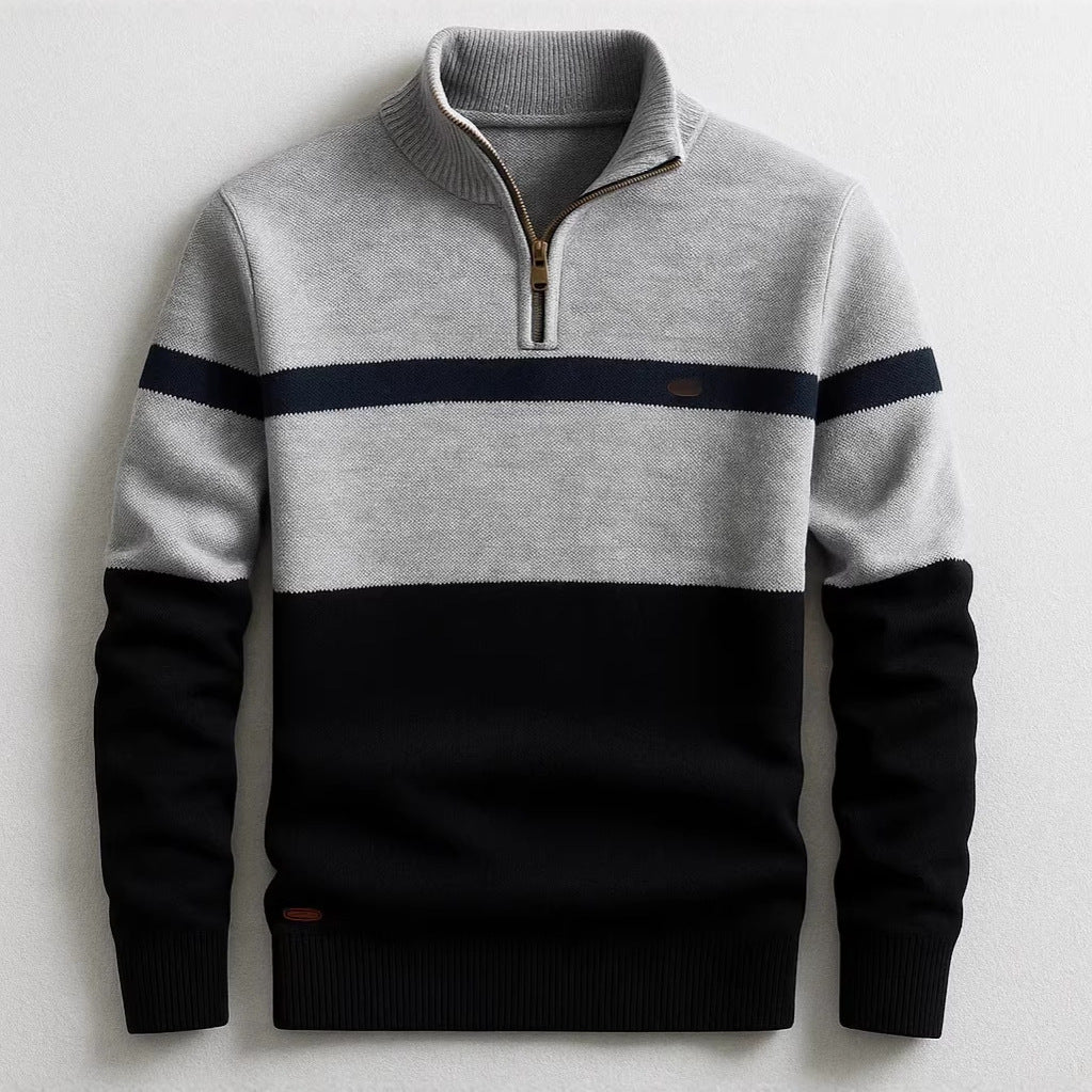 Męska Stylowy Krótki zamek Sweter