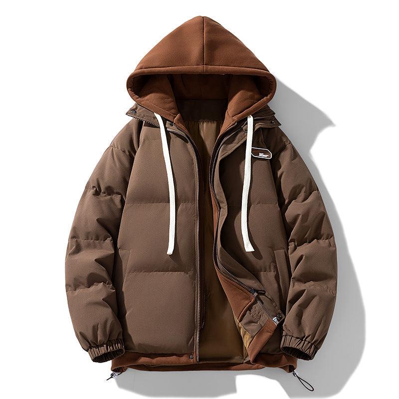 Damska pikowana z kapturem kurtka z soft teddy polarowa lining, regulowanym dołem, i elastic cuffs Lumaza