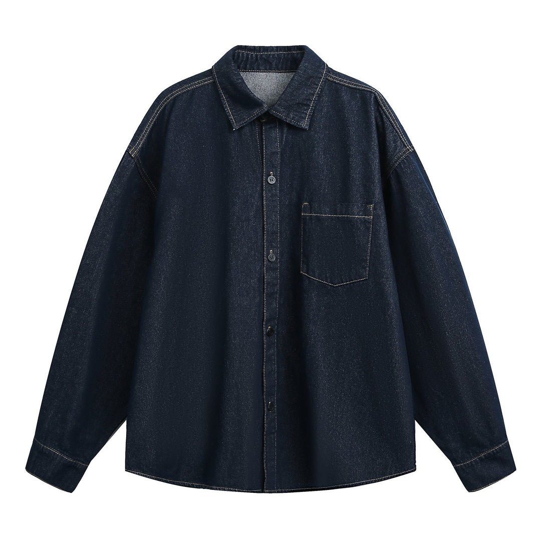 Kurtka Denimowa Unisex Stylowa Casualowa Elegancka
